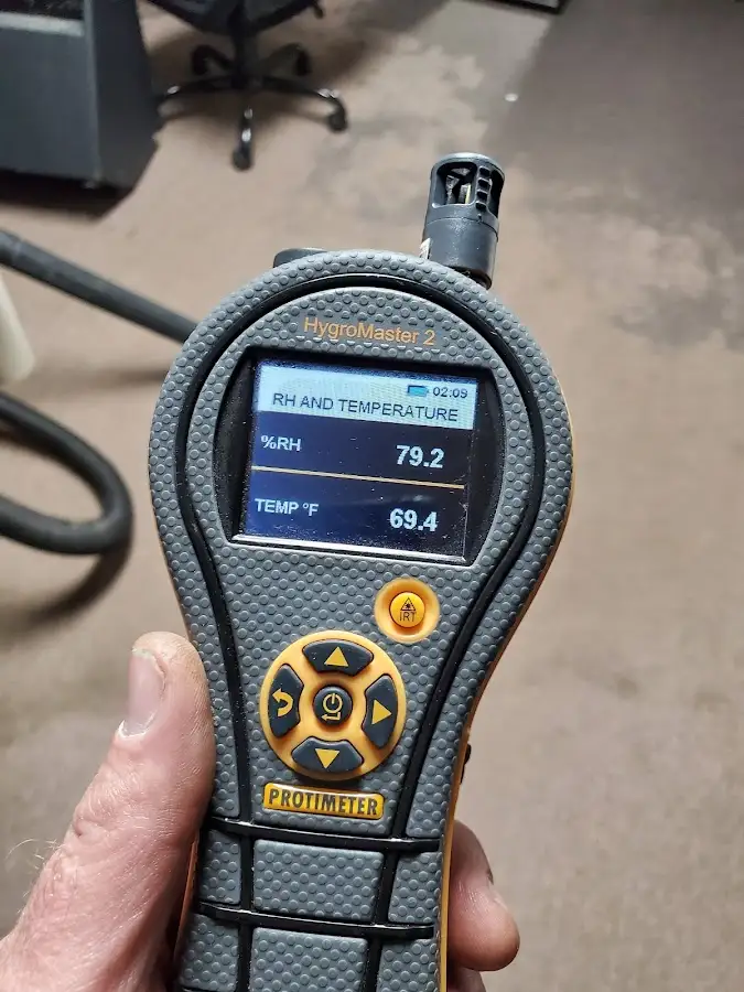 Moisture meter humidity assessment for Mold Remediation & Removal in Green Hill