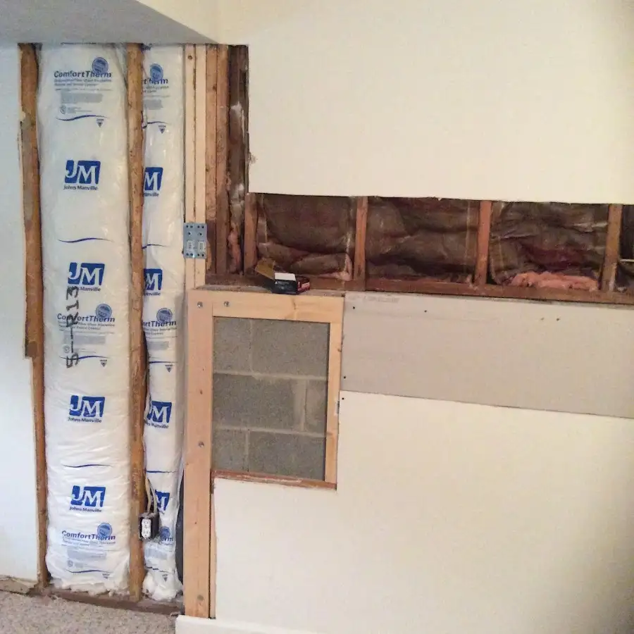 Wall insulation replacement during Odor Removal & Deodorization in Green Hill